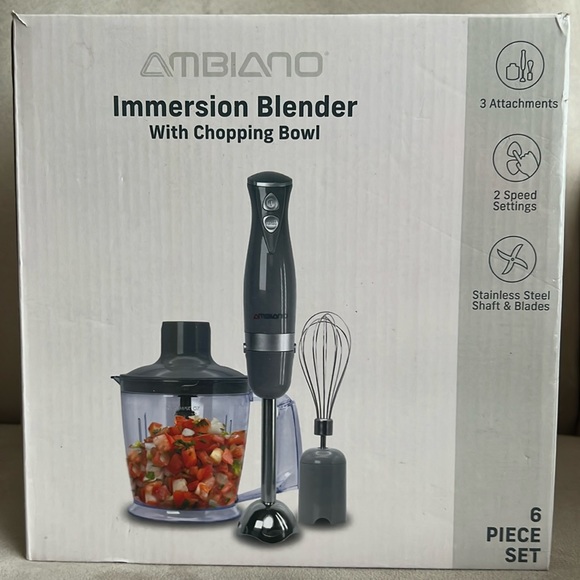 Ambiano Kitchen Nib Ambiano Immersion Blender With Chopping Bowl 3